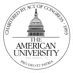 美利坚大学 logo