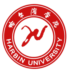 哈尔滨学院 logo