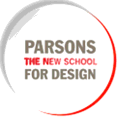 帕森设计学院 logo