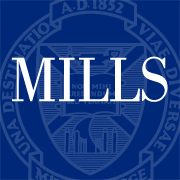 密尔斯学院 logo