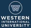西部国际大学 logo